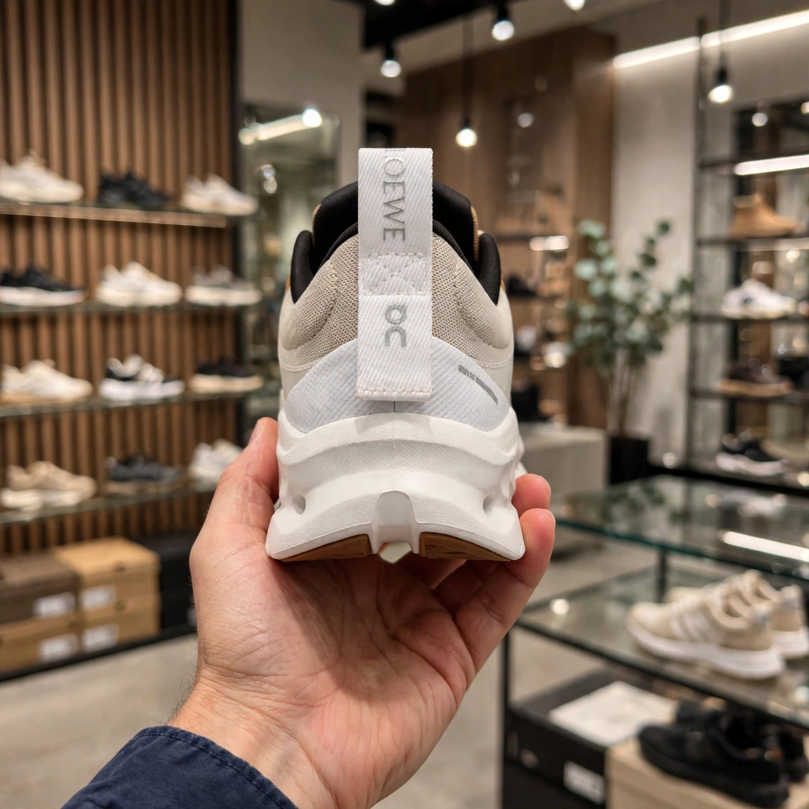 LOEWE X On Cloudtilt 2.0 In The Tan / White / Gum - Image 2