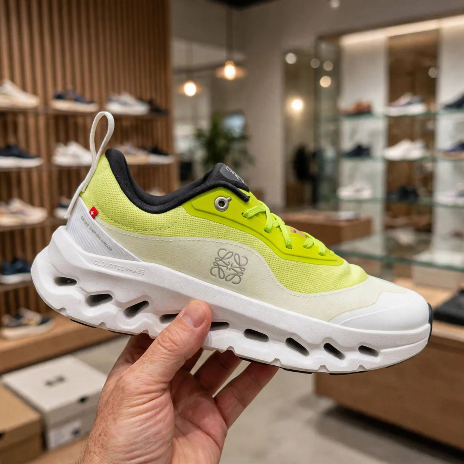 LOEWE X On Cloudtilt 2.0 Neon Yellow And White