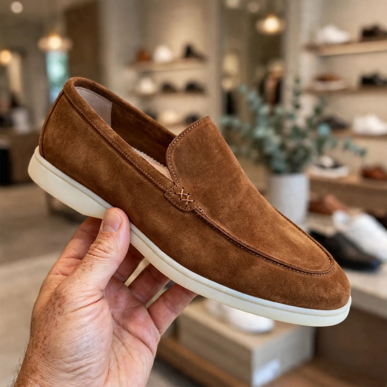 Loro Piana Summer Walk Camel Brown