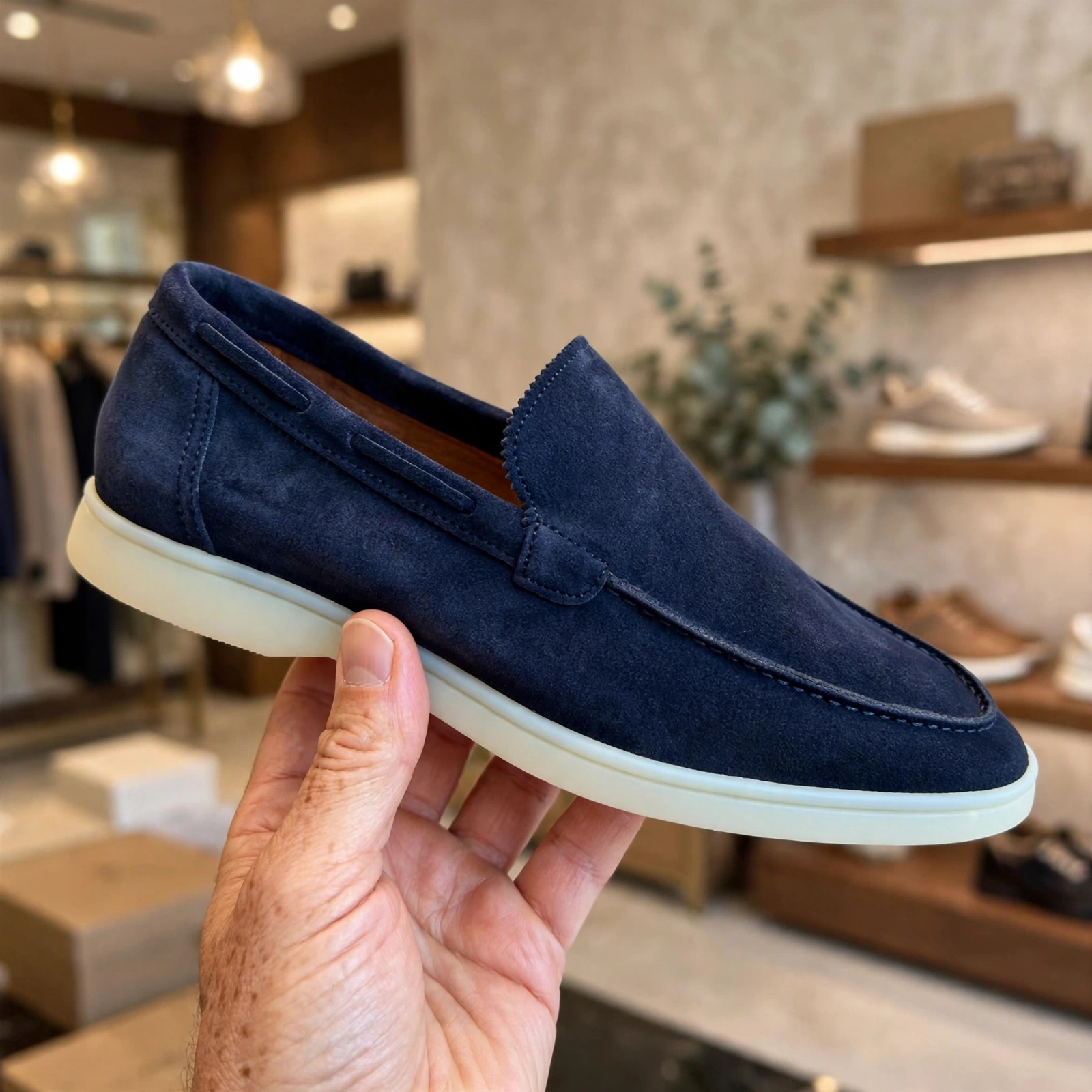 Loro Piana Summer Walk Royal Blue
