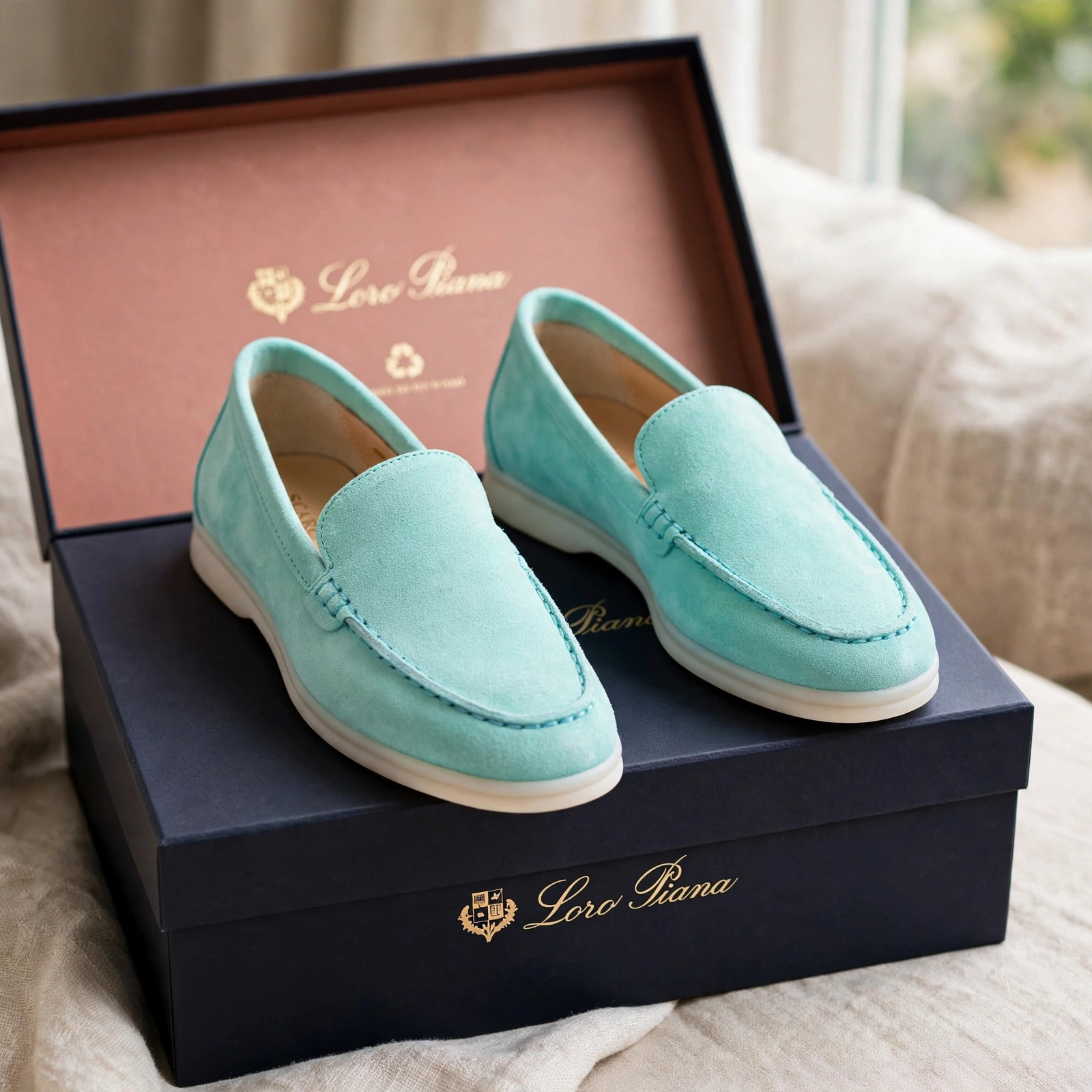Loro Piana Summer Walk Pine Cloud - Image 2