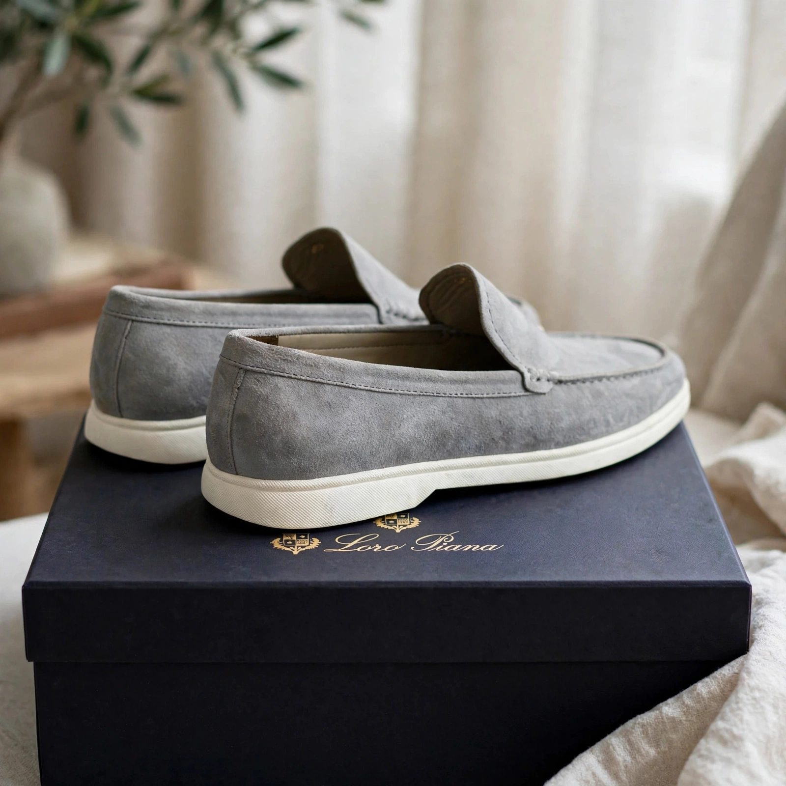 Loro Piana Summer Walk Warm Grey - Image 4