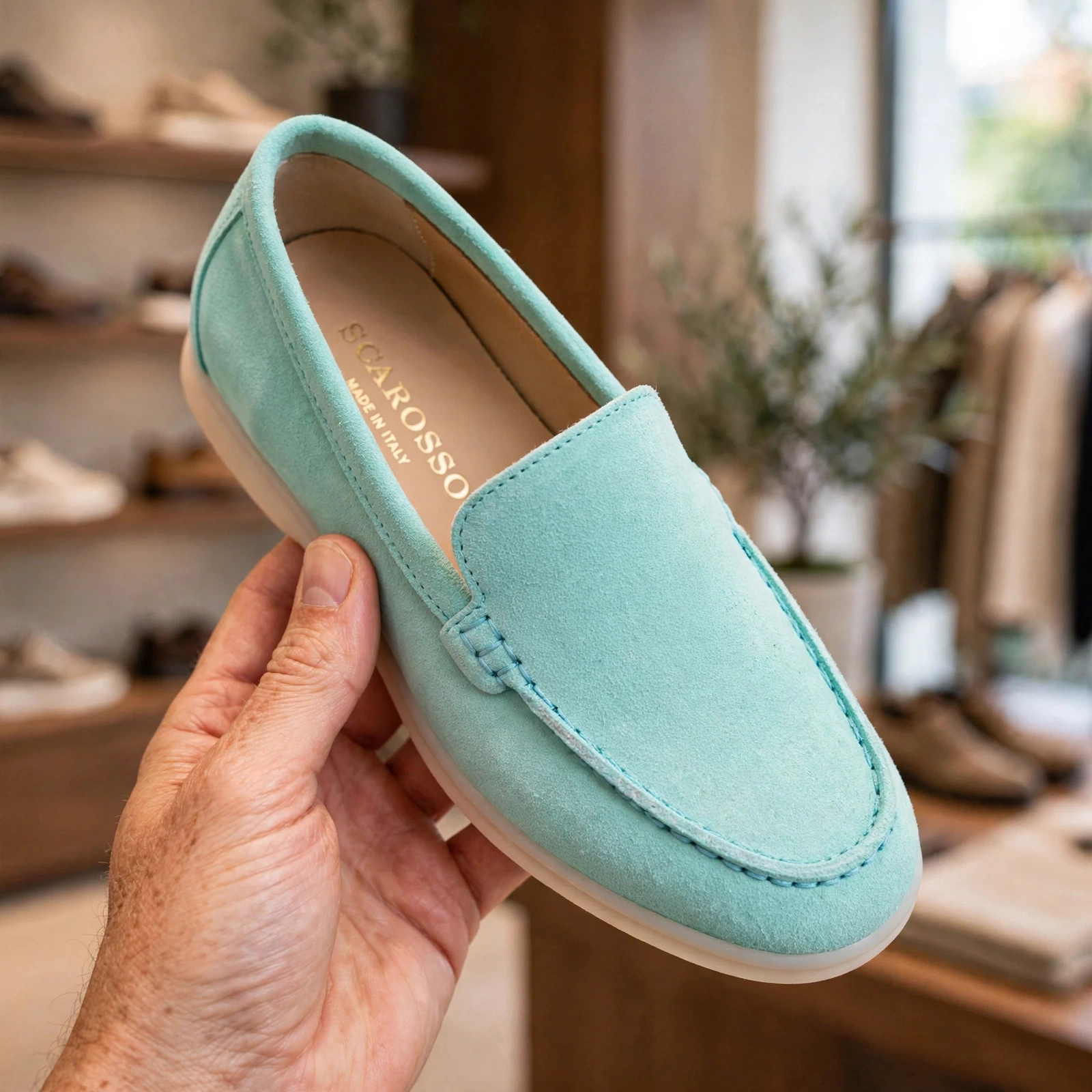 Loro Piana Summer Walk Pine Cloud