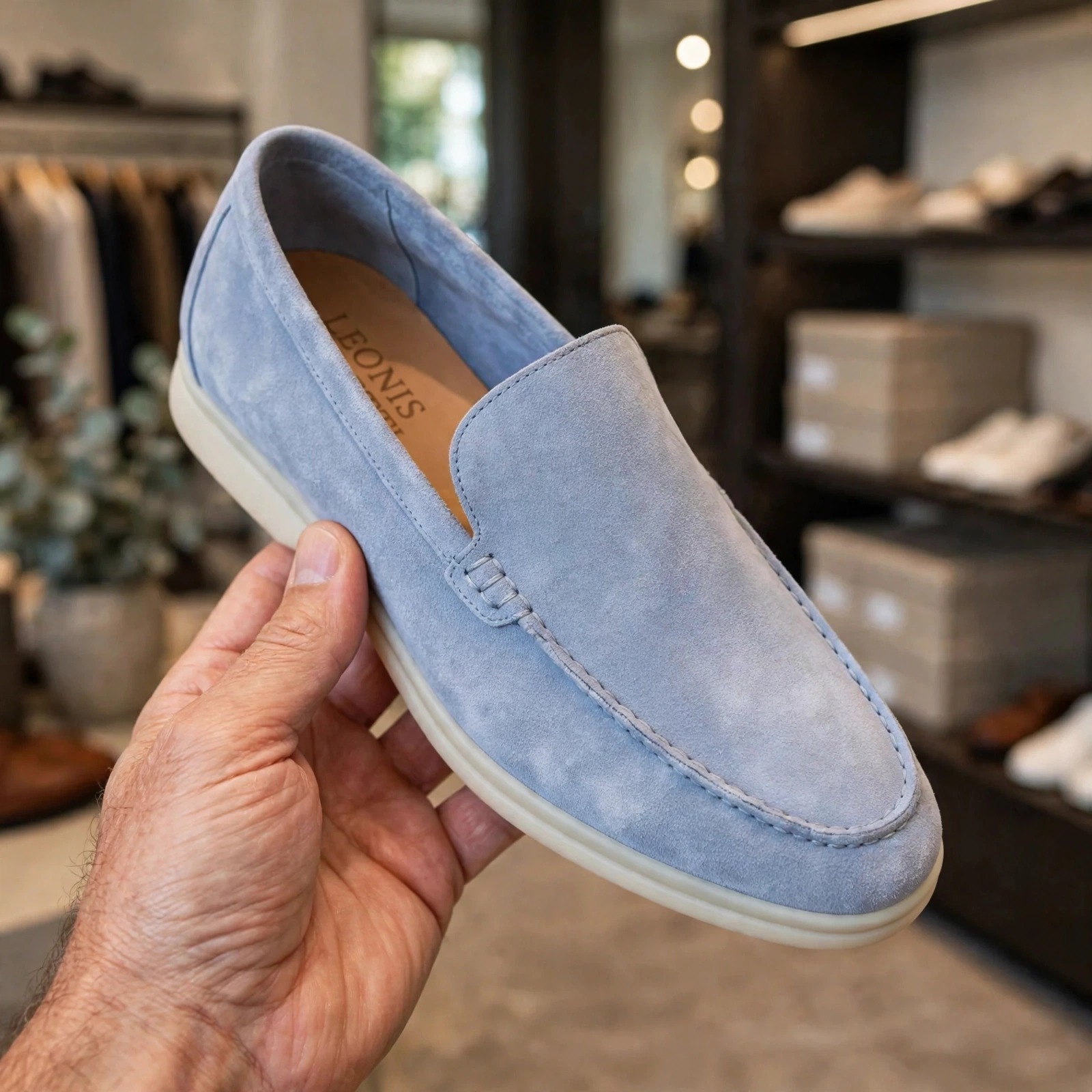 Loro Piana Summer Walk Light Blue