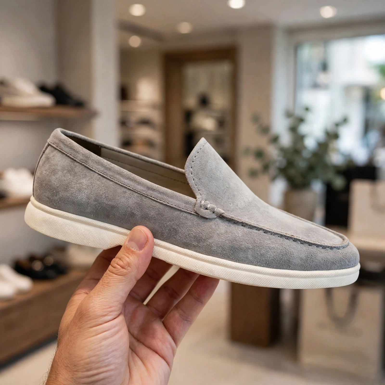Loro Piana Summer Walk Warm Grey