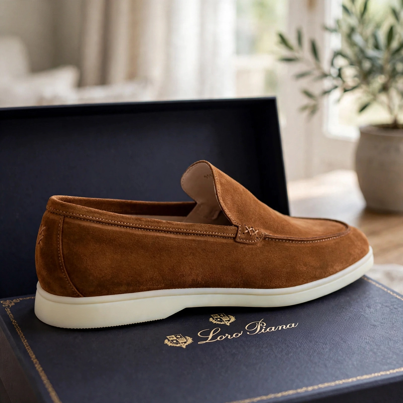 Loro Piana Summer Walk Camel Brown - Image 4